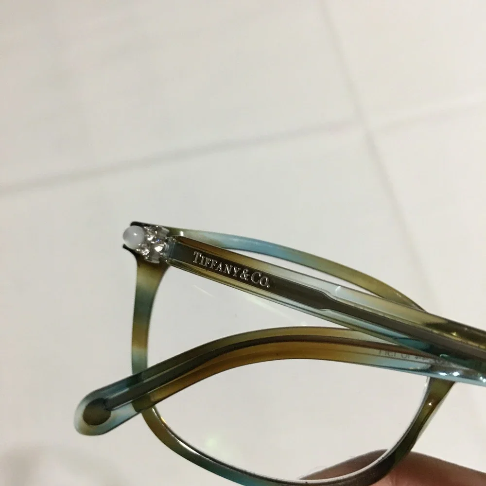 Tiffany & Co TF2109-H-B 8124 Full Rim Eyeglasses 51-17-140 Ocean Turquoise Italy